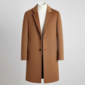 Men’s Single-Breasted Overcoat