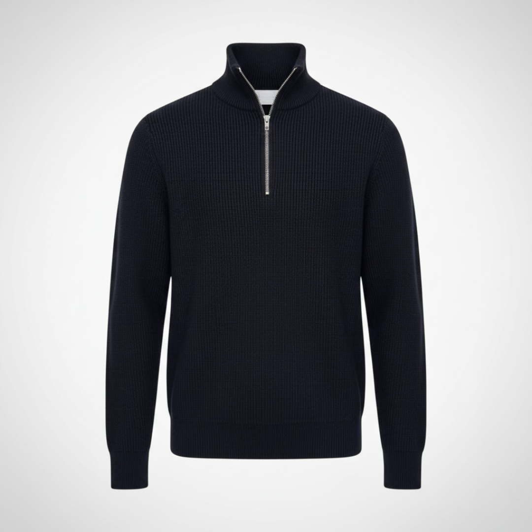 Men’s Half-Zip Mock Neck Sweater