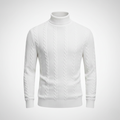 Men’s Cable Mock Neck Sweater