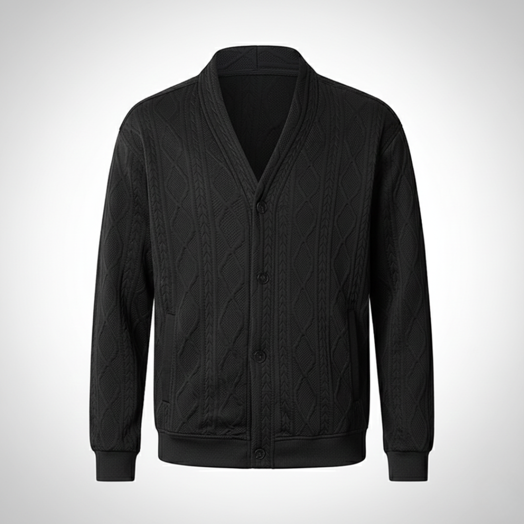 Men’s Button-Front Cardigan Jacket