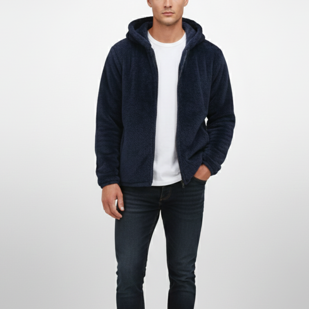 Men’s Zip-Front Hoodie Jacket