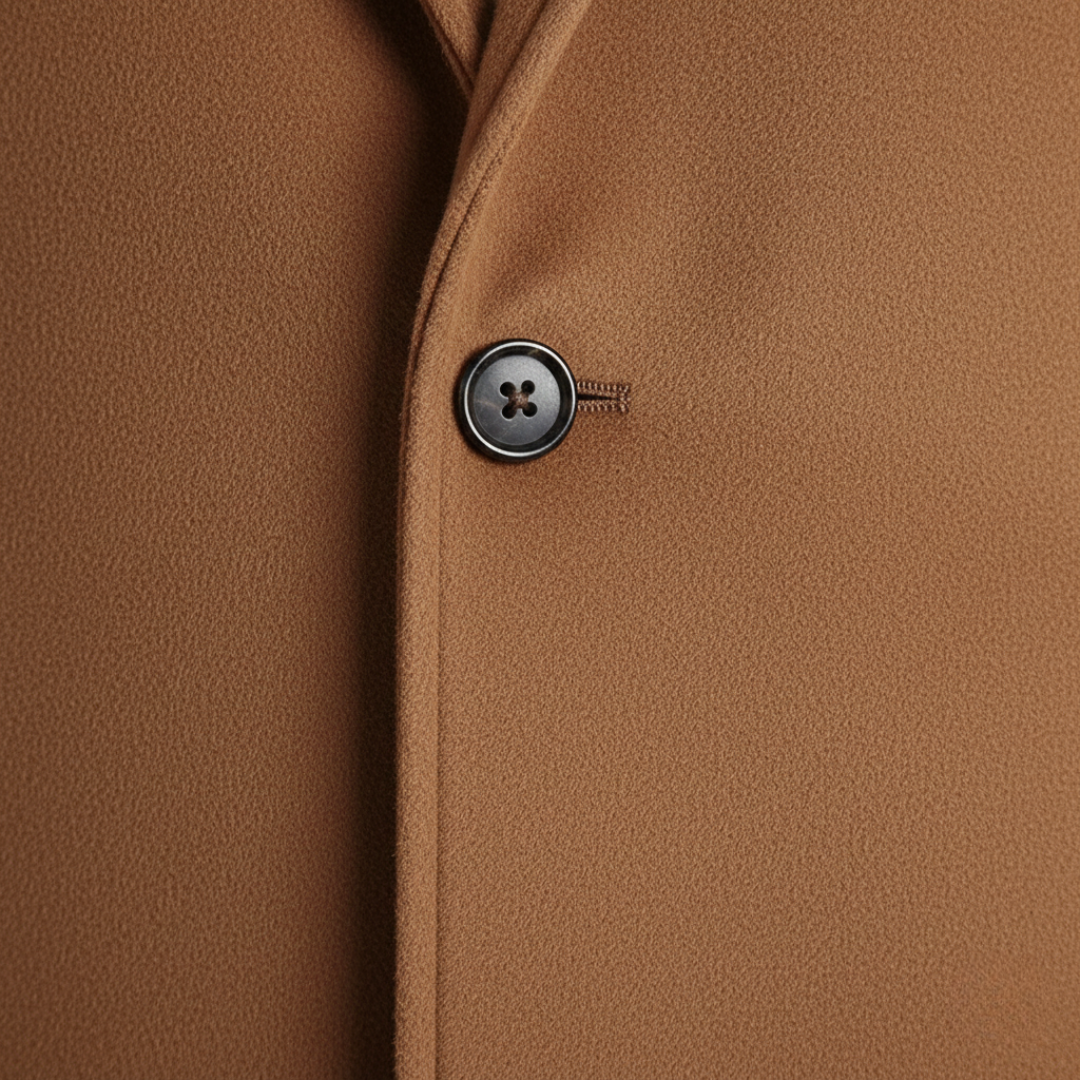 Men’s Single-Breasted Overcoat