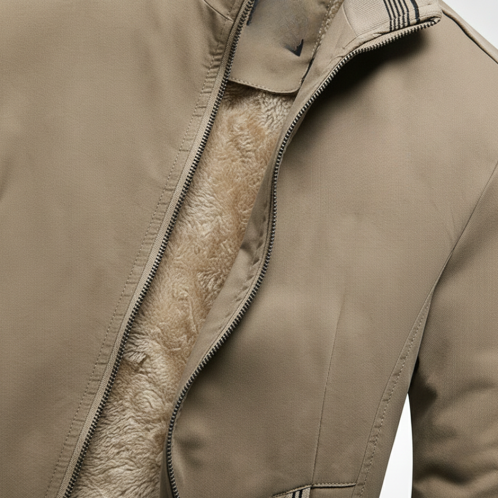 Men’s Stand-Collar Zip Jacket