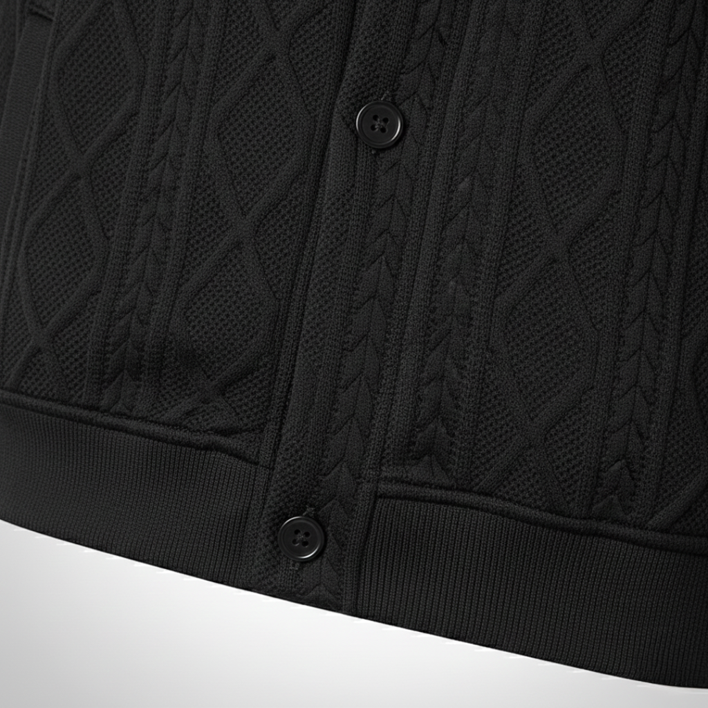 Men’s Button-Front Cardigan Jacket