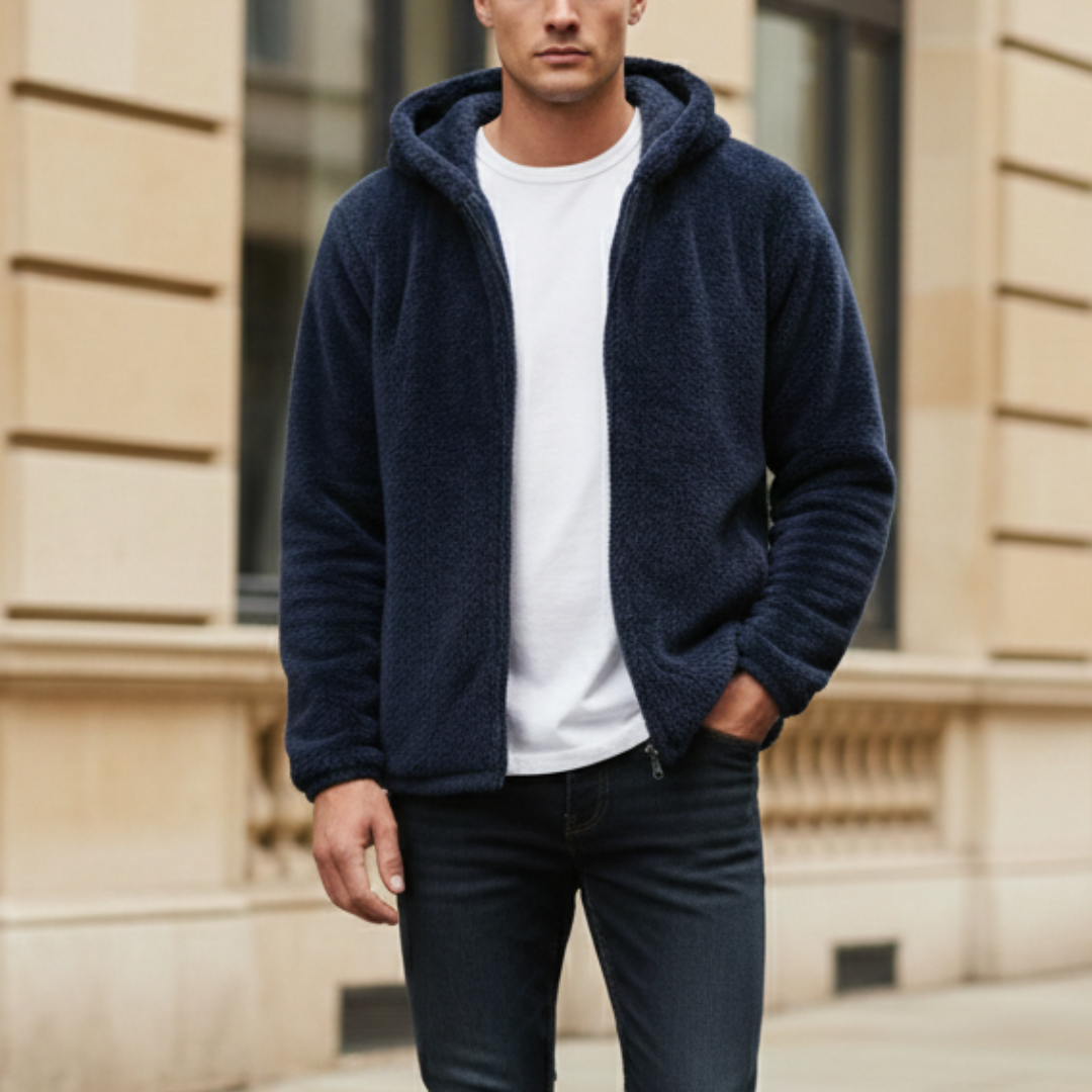 Men’s Zip-Front Hoodie Jacket