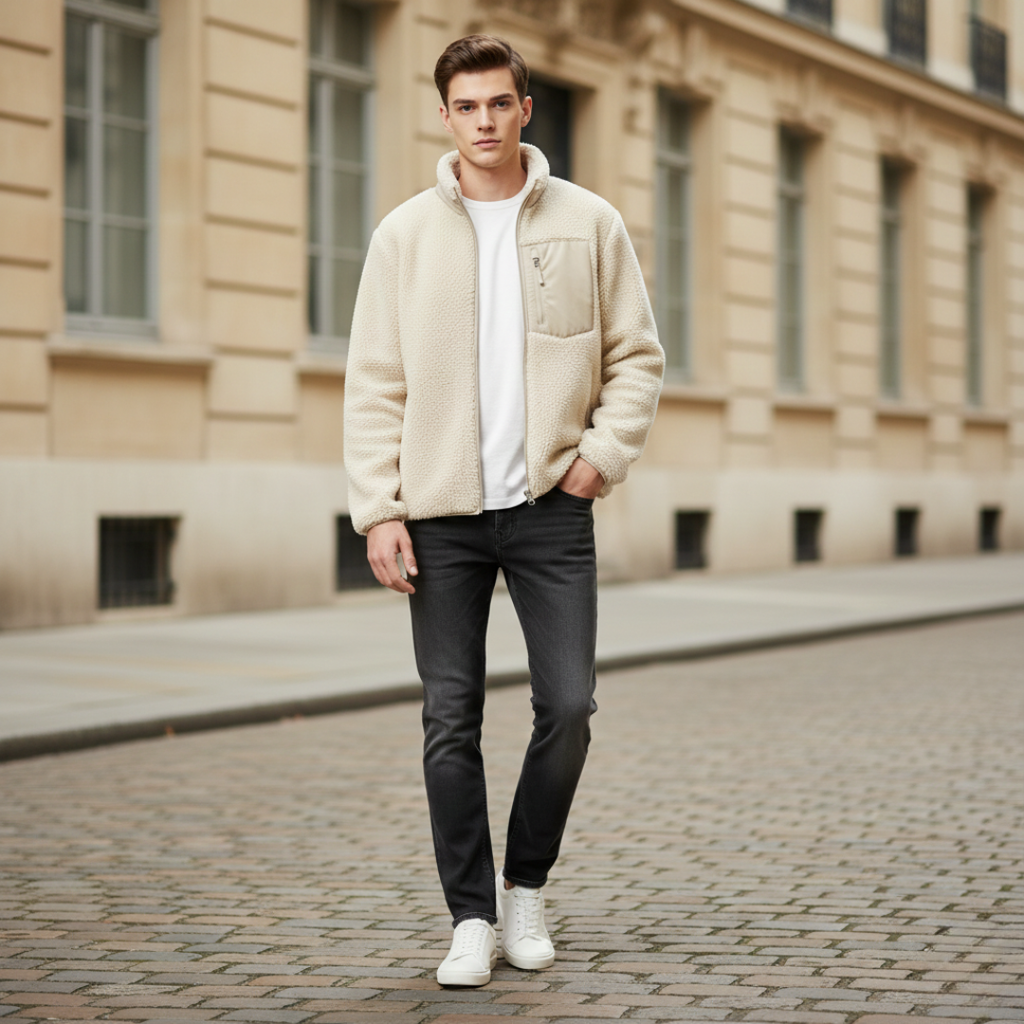 Unisex Zip-Front Jacket