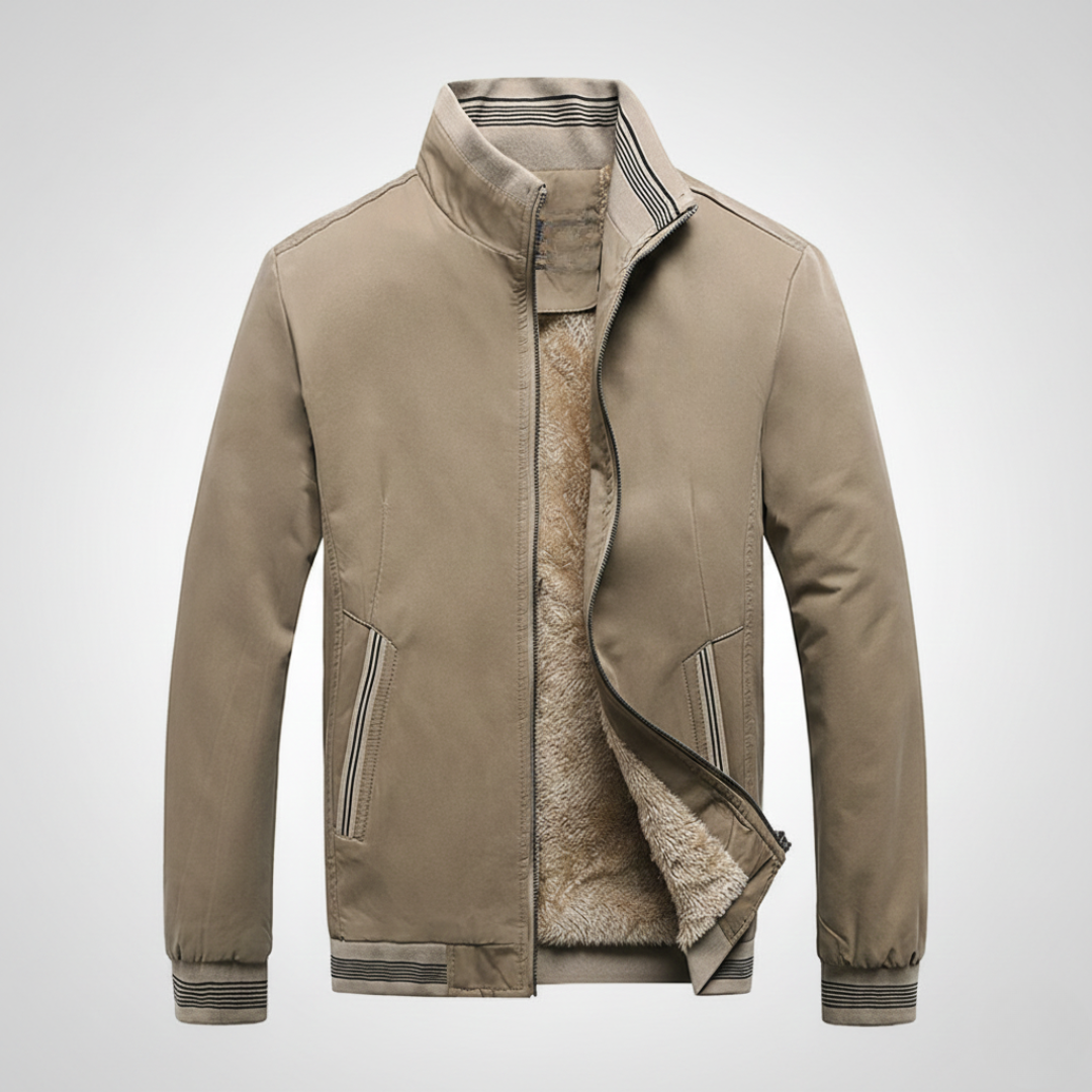 Men’s Stand-Collar Zip Jacket